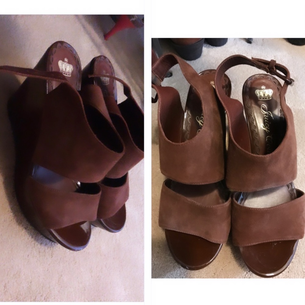 Juicy Couture Size 9 Wedges in Good Condition